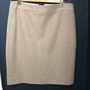 J crew wool pencil skirt